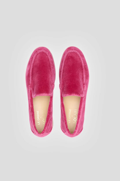 Vegan Velvet Loafer Pink