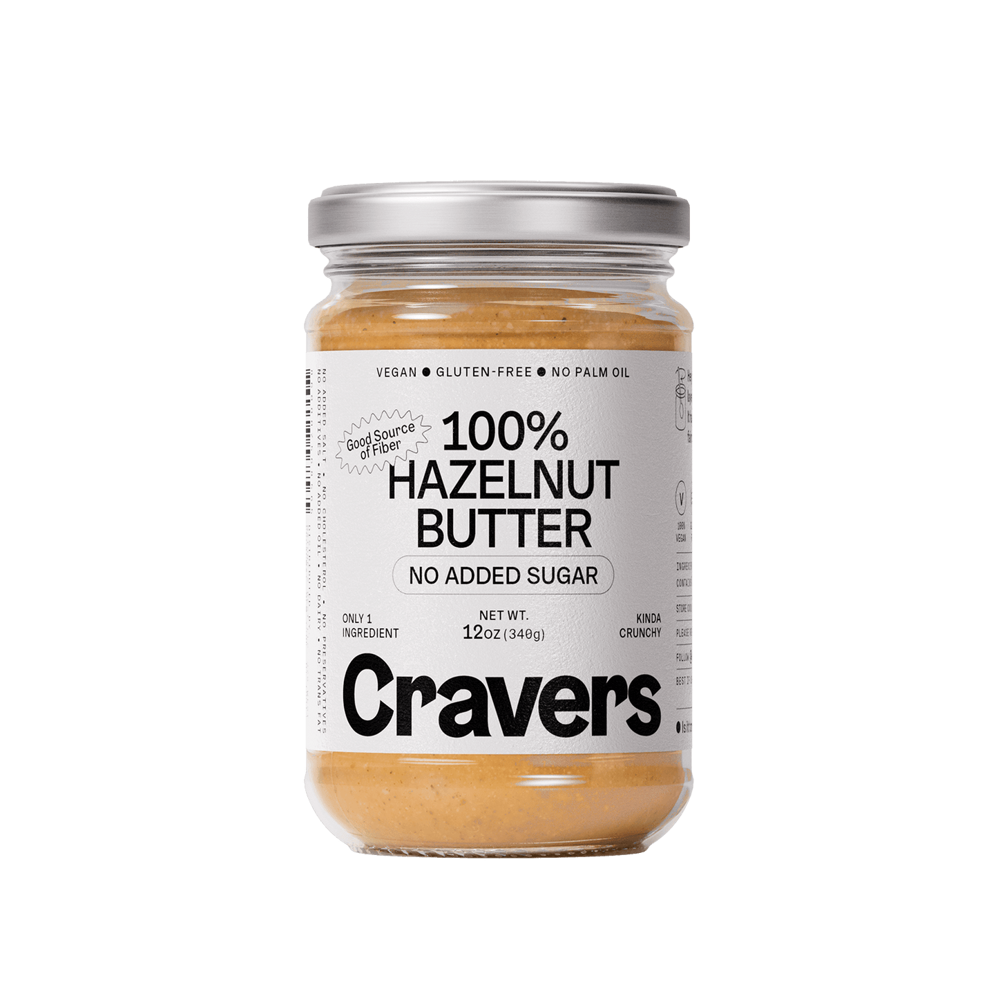 100% Hazelnut Butter (12oz)