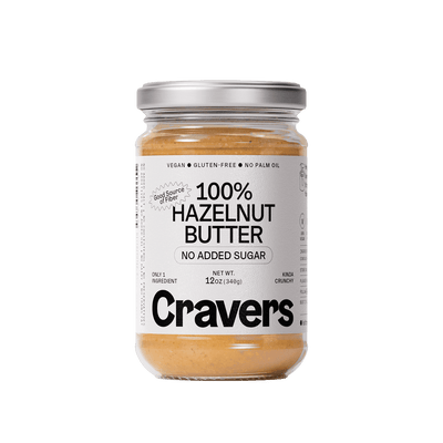 100% Hazelnut Butter (12oz) - Vegan America