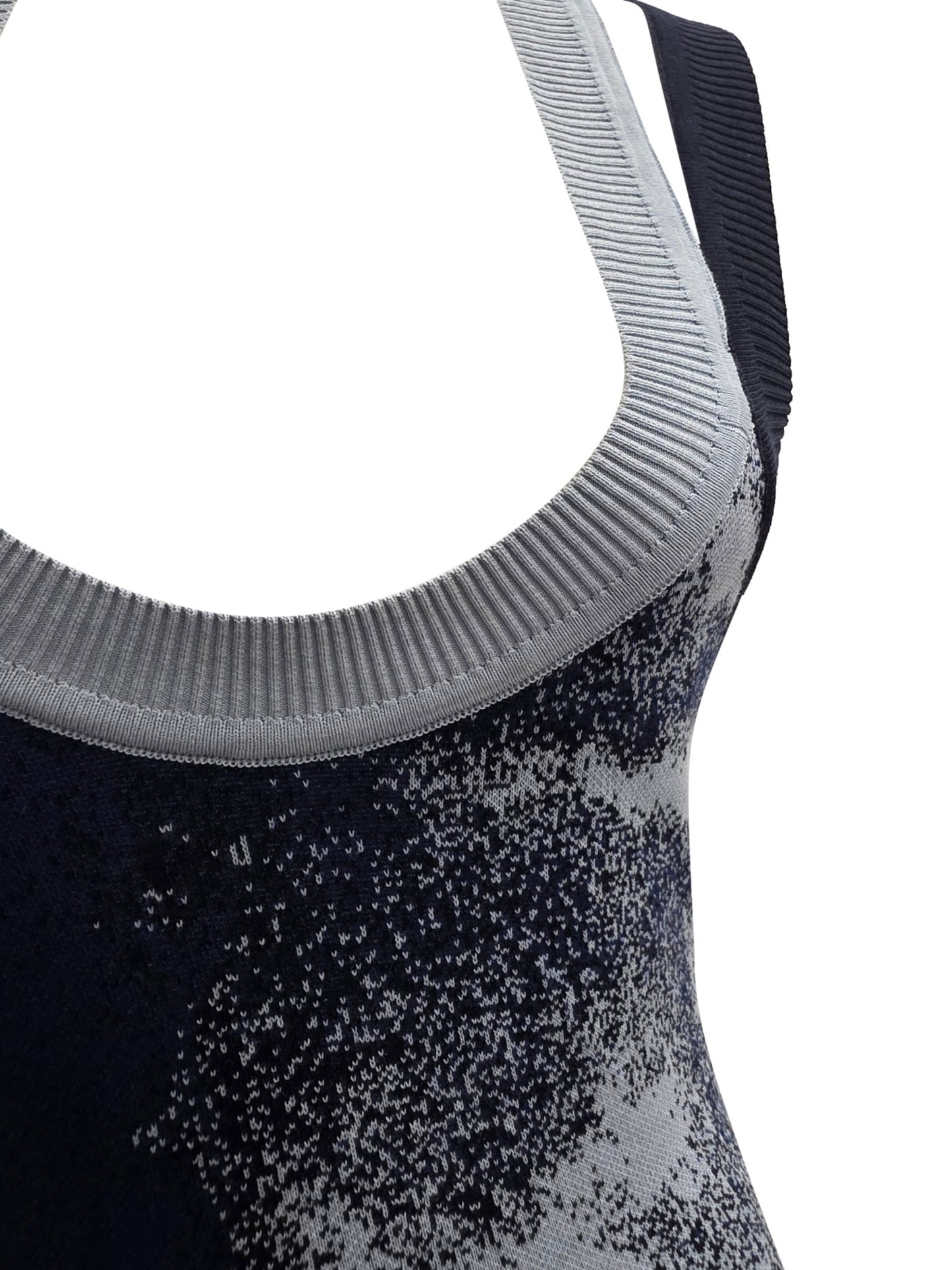 OCEAN SPINE KNITTED OPEN BACK ORGANIC GOWN - Vegan America