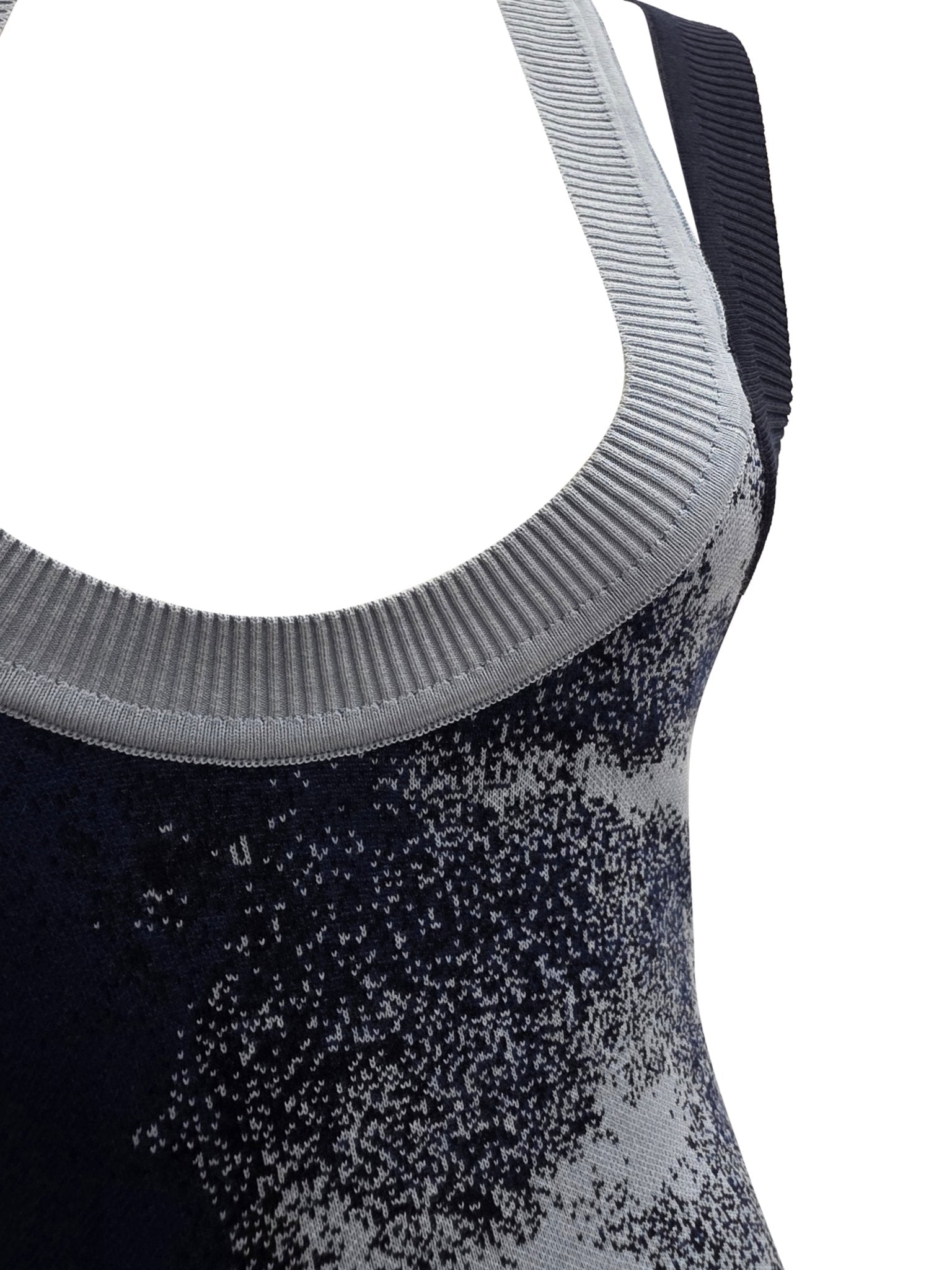 OCEAN SPINE KNITTED OPEN BACK ORGANIC GOWN - Vegan America