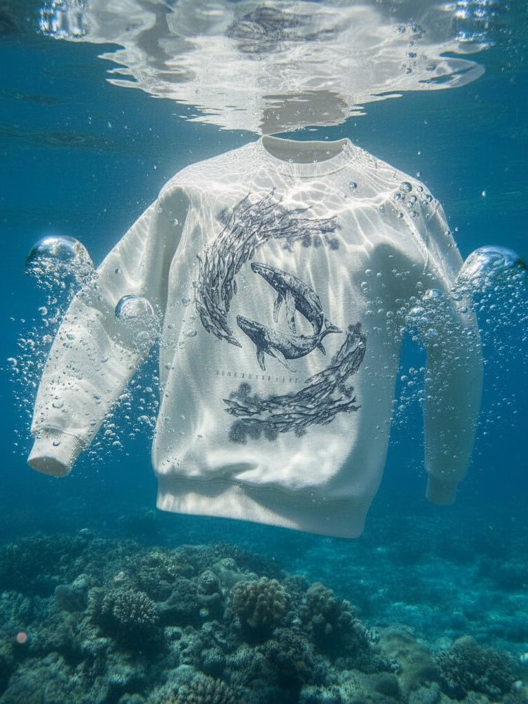 Whale Poem sweatshirt - Vegan America