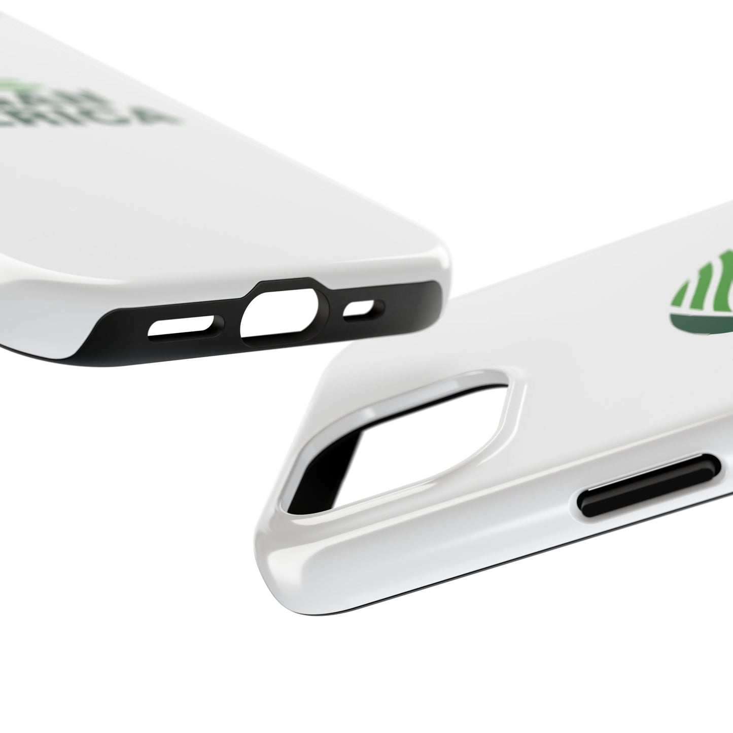 Vegan America Tough Phone Case — Eco - Friendly Plant Logo Protective Cover - Vegan America