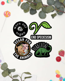 Worn Out Vegan Sticker Sheet