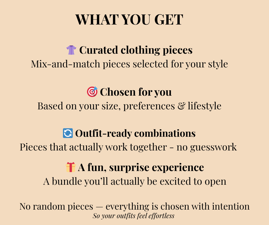 Personalized Thrift Outfit Bundle (2 - 3 Pieces) | Styled for You | Sustainable Fashion Gift - Vegan America