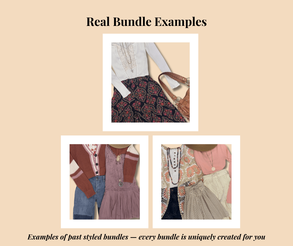 Personalized Thrift Outfit Bundle (2 - 3 Pieces) | Styled for You | Sustainable Fashion Gift - Vegan America