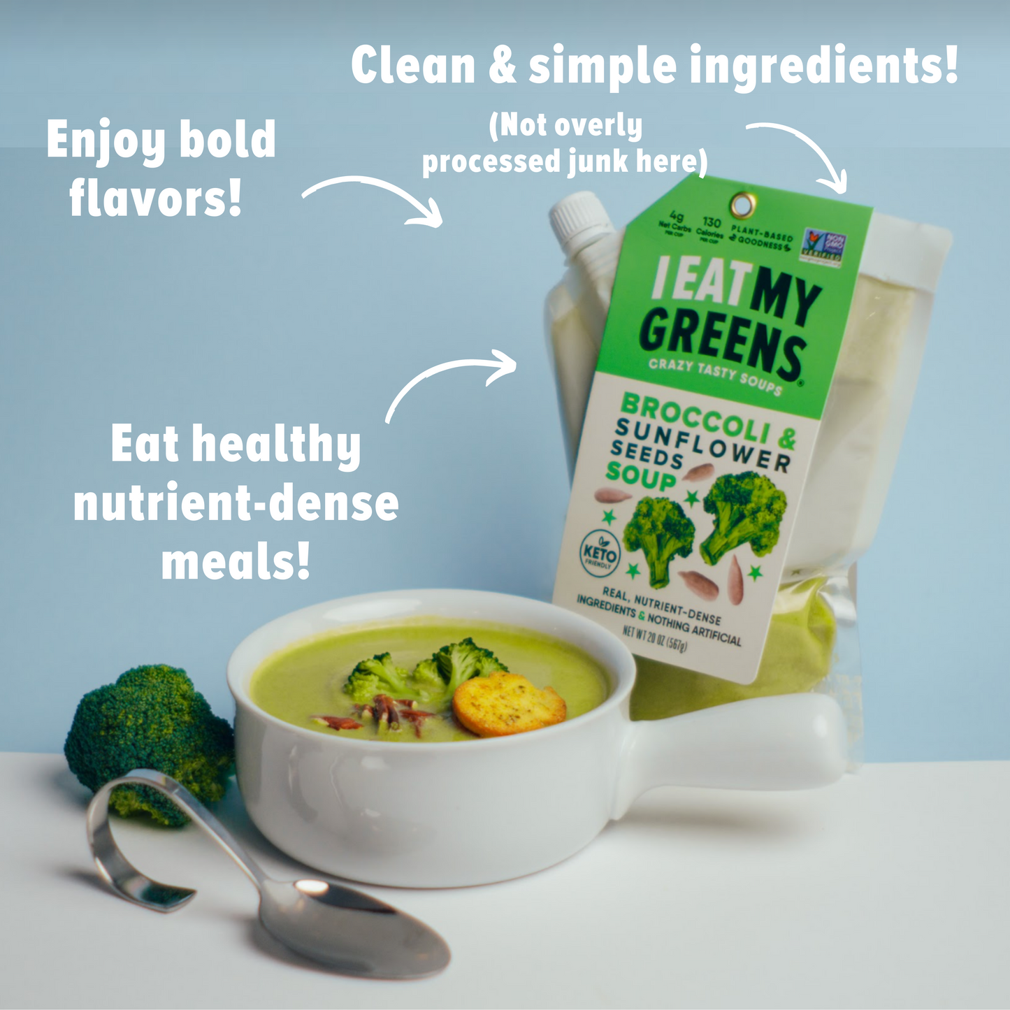 Broccoli & Sunflower Seeds Soup