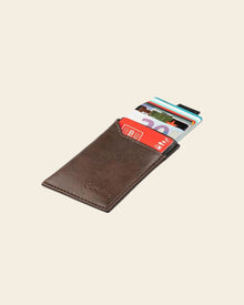 Waterproof slim card holder - Brown/Black