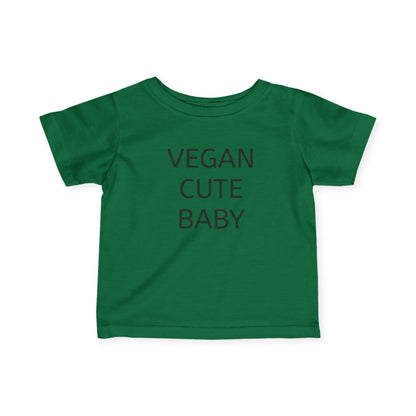 Vegan Baby Tee, Cute Infant T-Shirt, Organic Cotton Toddler Shirt, Eco - Friendly Baby Gift, Baby Shower Present - Vegan America
