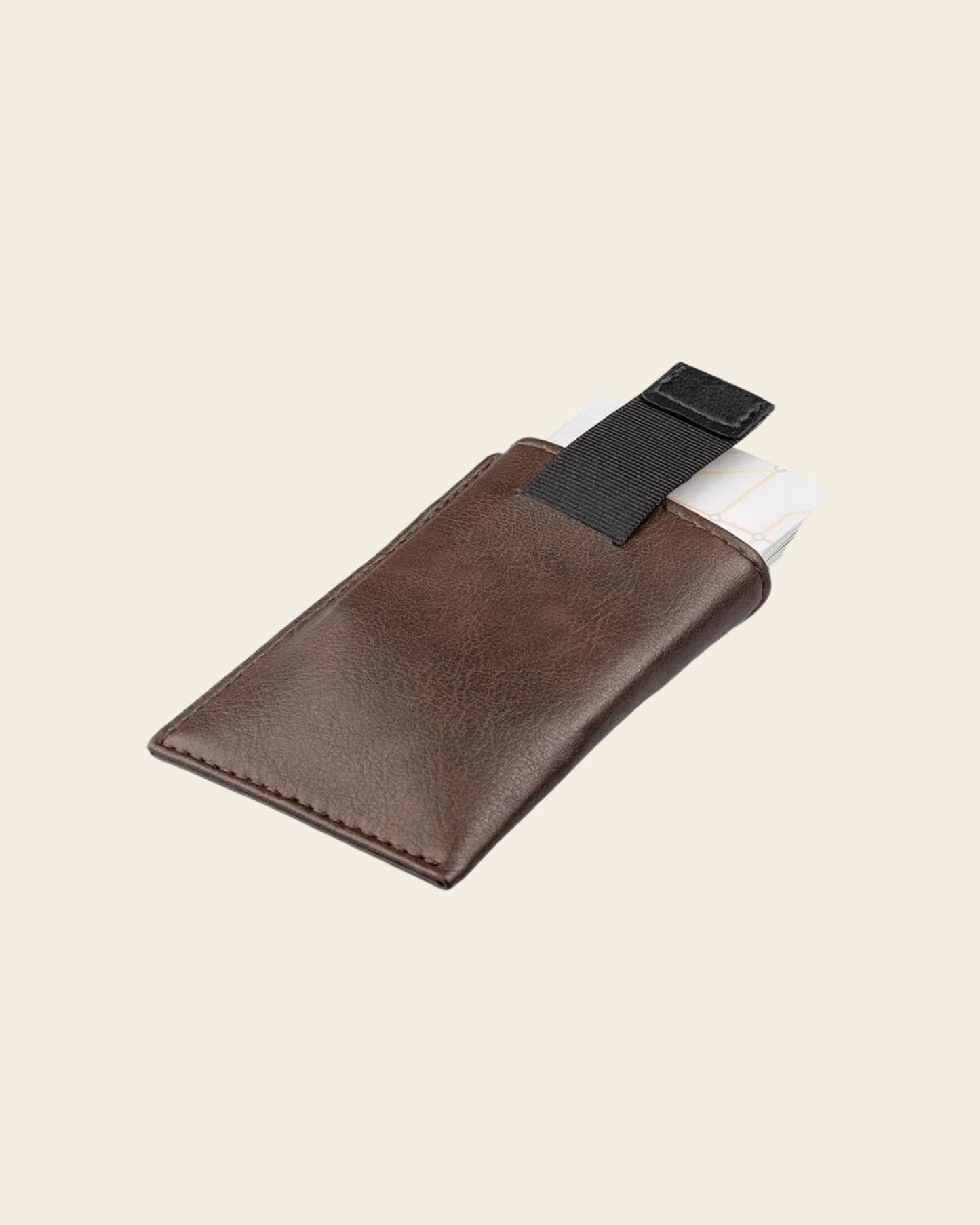 Waterproof slim card holder - Brown/Black