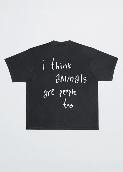 I THINK ANIMALS ARE PEOPLE TOO TEE - Vegan America