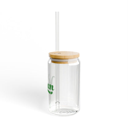 Vegan AF Sipper Glass, 16oz - Vegan America