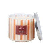 Festive 3-Wick Spiced Latte 16oz Candle - Vegan America
