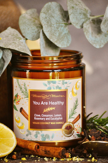 You Are Healthy Holistic Blend Candle - Vegan America