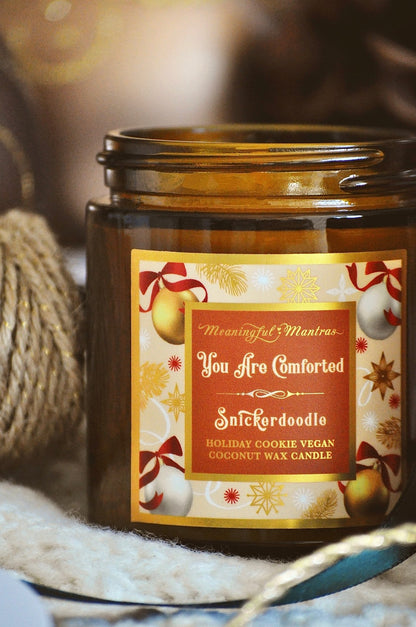 You Are Comforted Snickerdoodle Cookie Mini Candle - Vegan America
