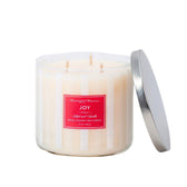 Festive 3-Wick Mint Vanilla 16oz Candle - Vegan America