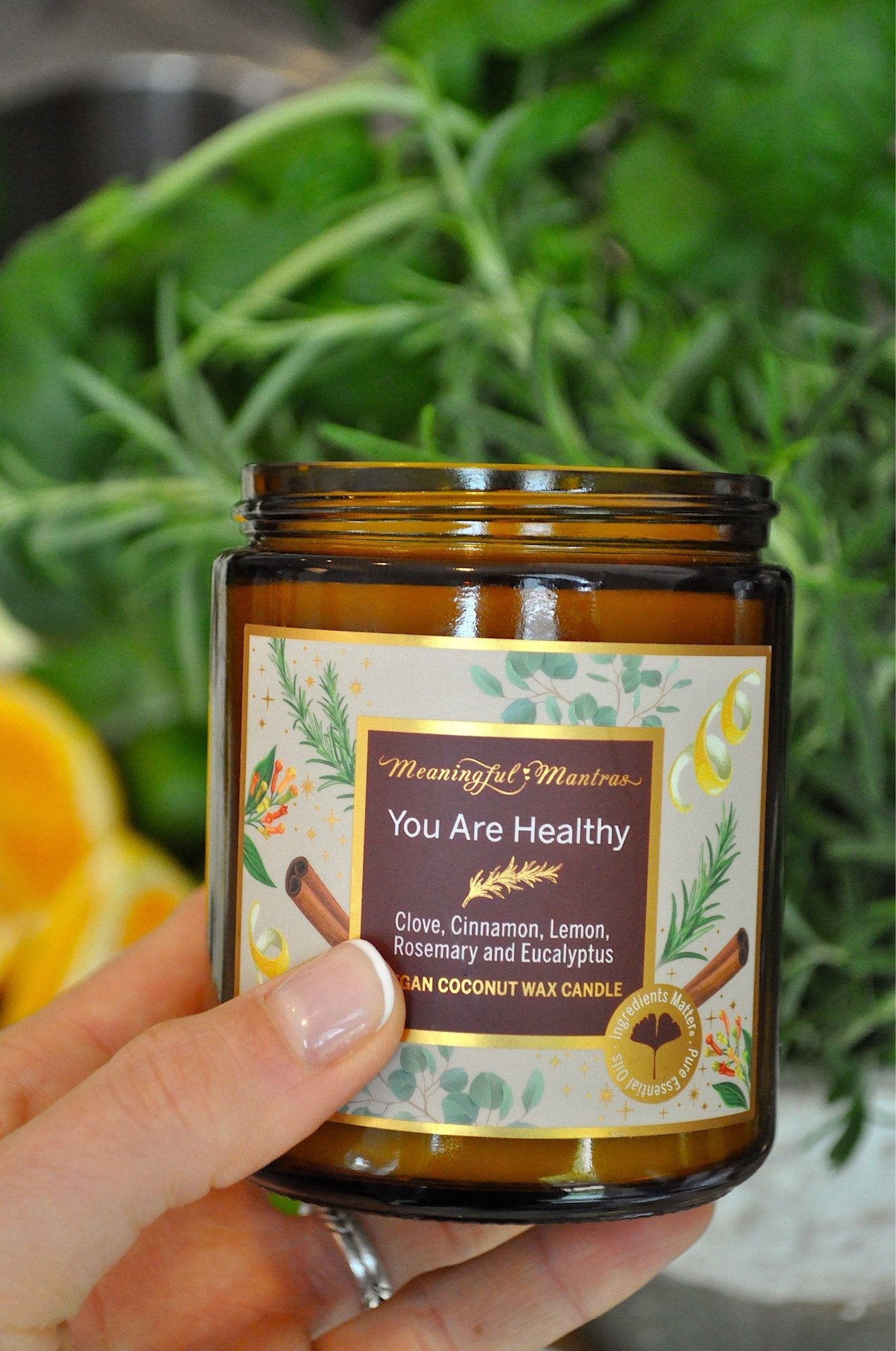 You Are Healthy Holistic Blend Candle - Vegan America