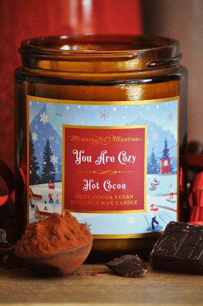You Are Cozy Hot Cocoa Candle - Vegan America