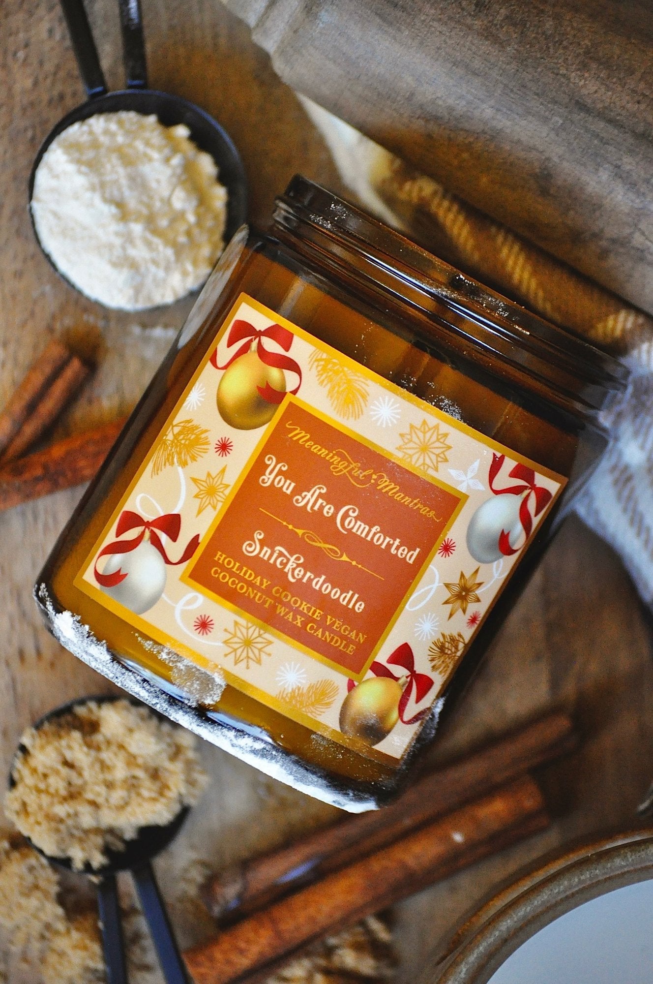 You Are Comforted Snickerdoodle Cookie Candle - Vegan America