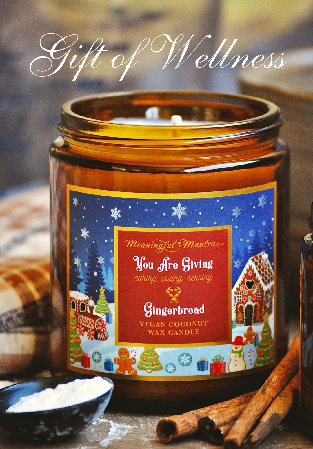 You Are Giving Gingerbread Candle - Vegan America