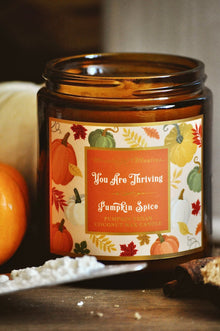 You Are Thriving Pumpkin Spice Candle - Vegan America