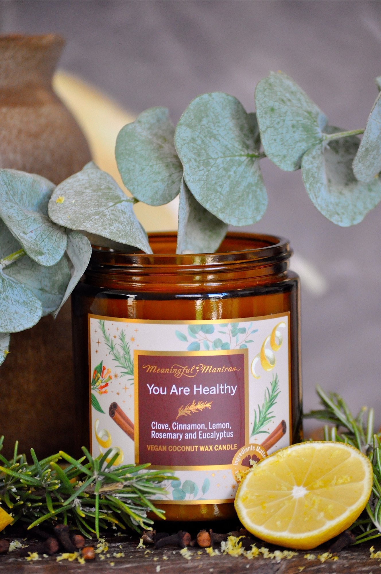 You Are Healthy Holistic Blend Candle - Vegan America
