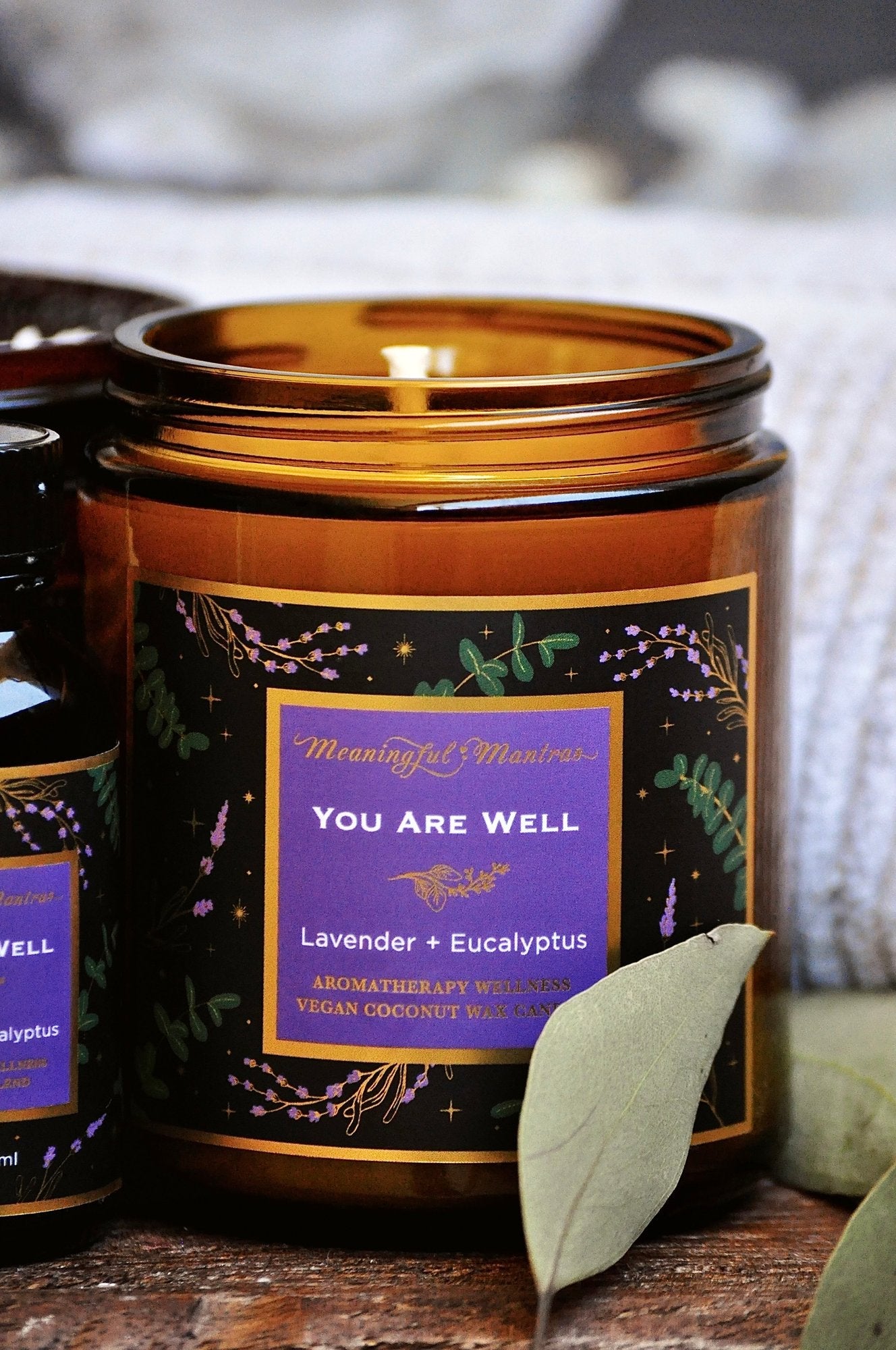 You Are Well Lavender Eucalyptus Candle - Vegan America