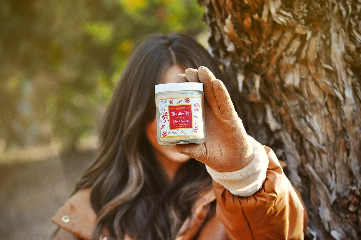 You Are Joy Mint & Vanilla Candle - Vegan America