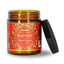 You Are Cheerful Frosted Cranberry Candle