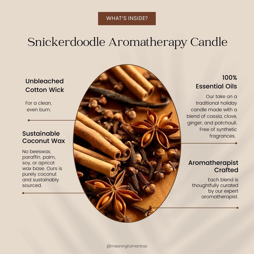 You Are Comforted Snickerdoodle Cookie Mini Candle - Vegan America