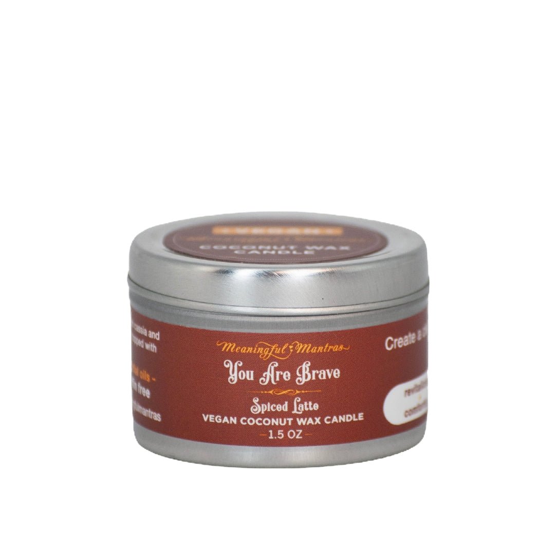 1.5oz Spiced Latte Tin Candle - Vegan America