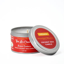1.5oz Frosted Cranberry Tin Candle - Vegan America