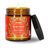 You Are Cheerful Frosted Cranberry Candle - Vegan America