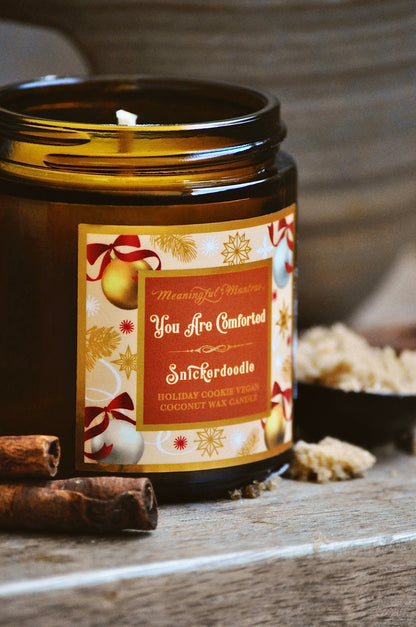 You Are Comforted Snickerdoodle Cookie Mini Candle - Vegan America