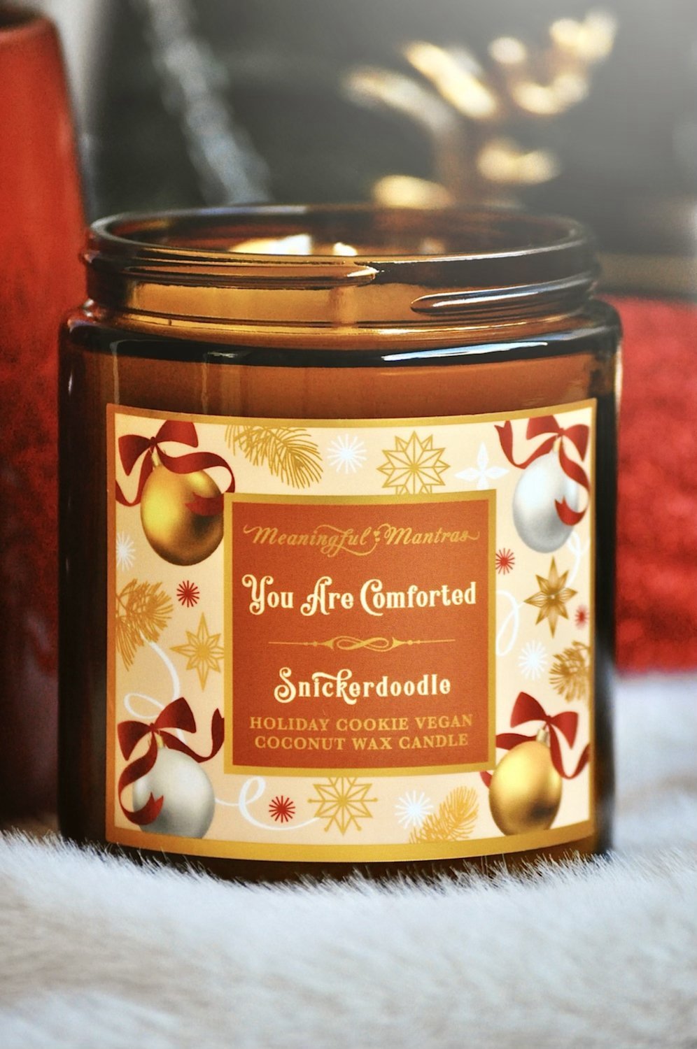 You Are Comforted Snickerdoodle Cookie Candle - Vegan America