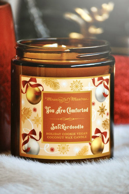 You Are Comforted Snickerdoodle Cookie Candle - Vegan America