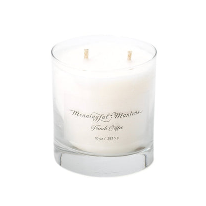 French Coffee 10oz Minimalistic Aromatherapy Candle - Vegan America