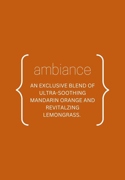 Create Ambiance Mandarin Orange & Lemongrass Candle - Vegan America