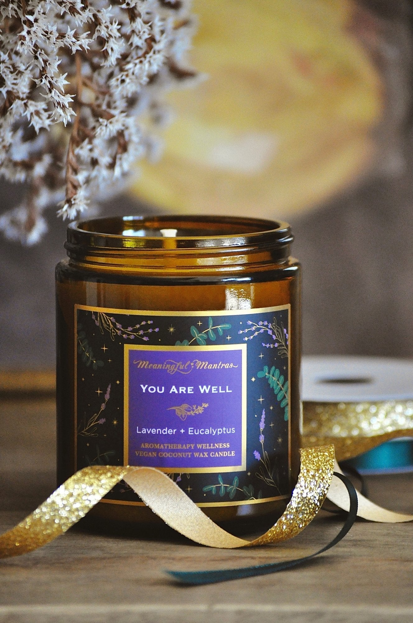 You Are Well Lavender Eucalyptus Candle - Vegan America
