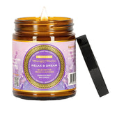 Relax & Dream Wildcrafted French Lavender Candle - Vegan America