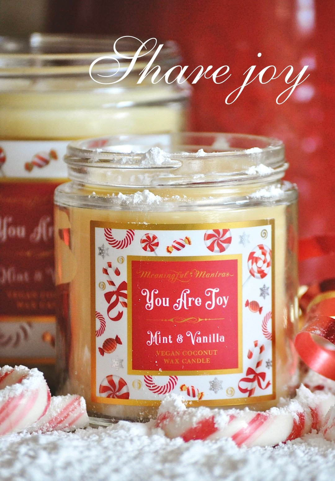 You Are Joy Mint & Vanilla Mini Candle