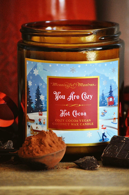 You Are Cozy Hot Cocoa Candle - Vegan America