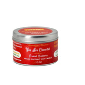 1.5oz Frosted Cranberry Tin Candle - Vegan America