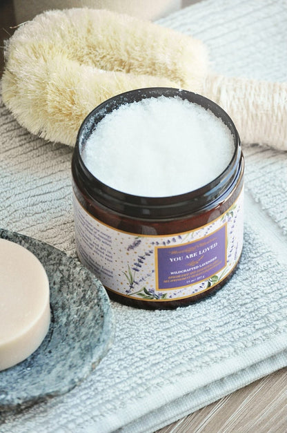 You Are Loved Wildcrafted French Lavender 14oz Epsom Salt