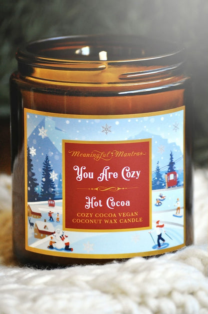 You Are Cozy Hot Cocoa Candle - Vegan America