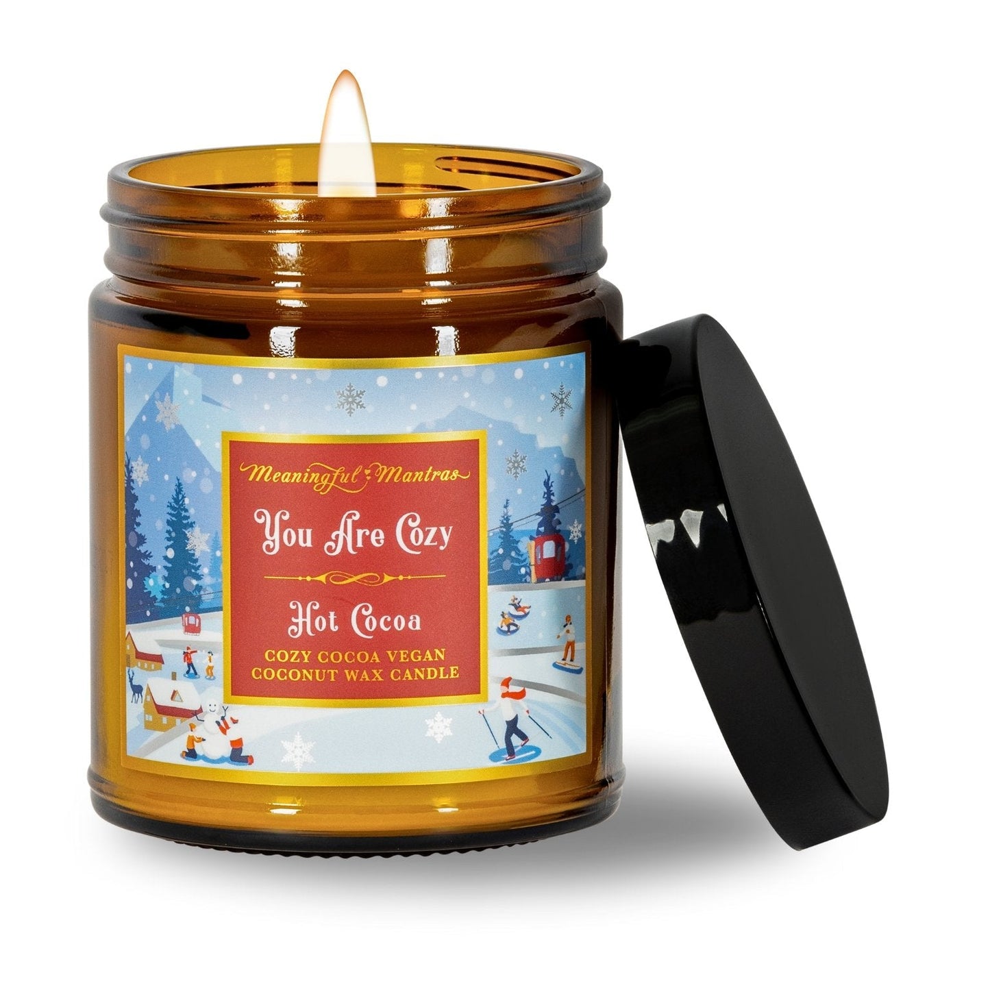 You Are Cozy Hot Cocoa Candle - Vegan America
