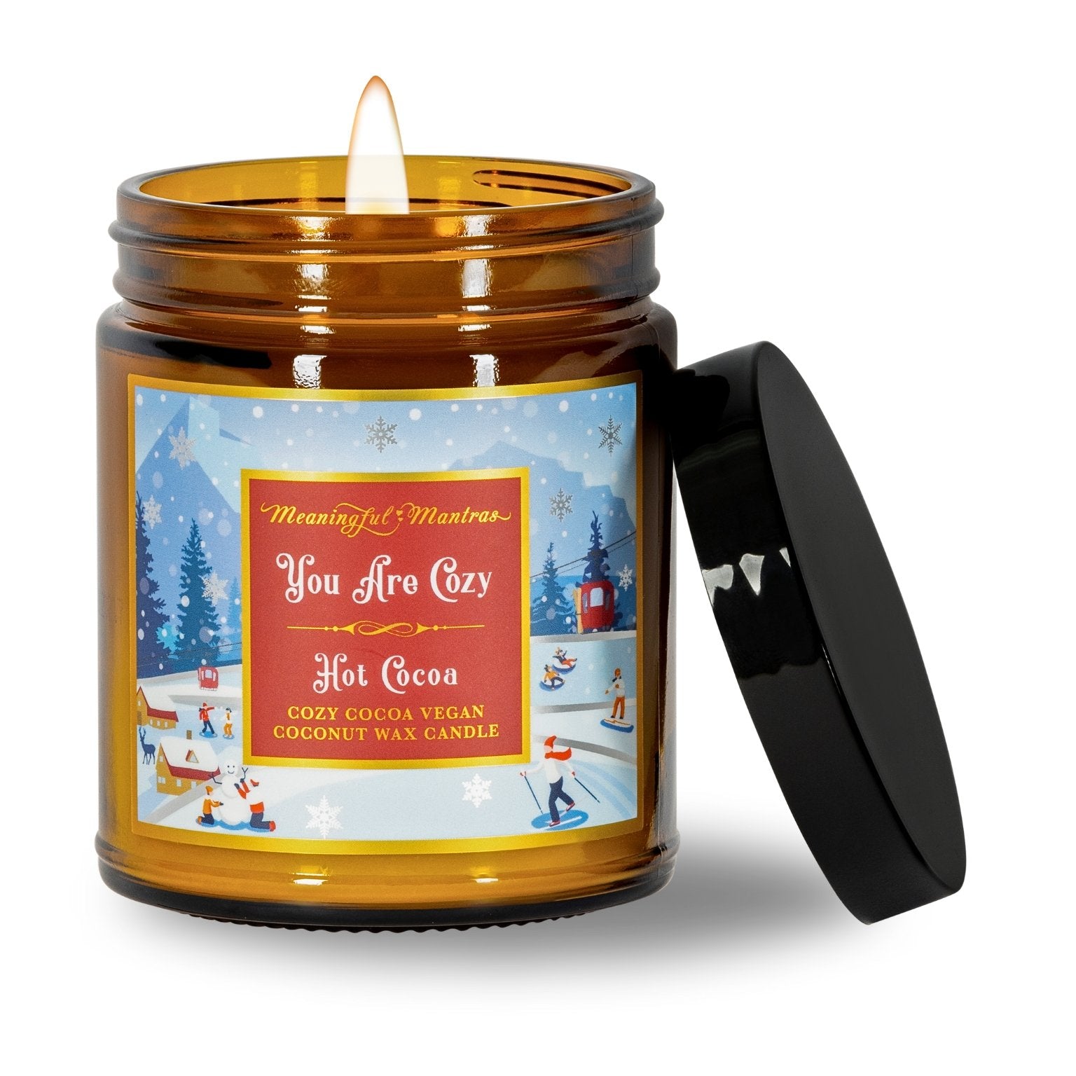You Are Cozy Hot Cocoa Candle - Vegan America
