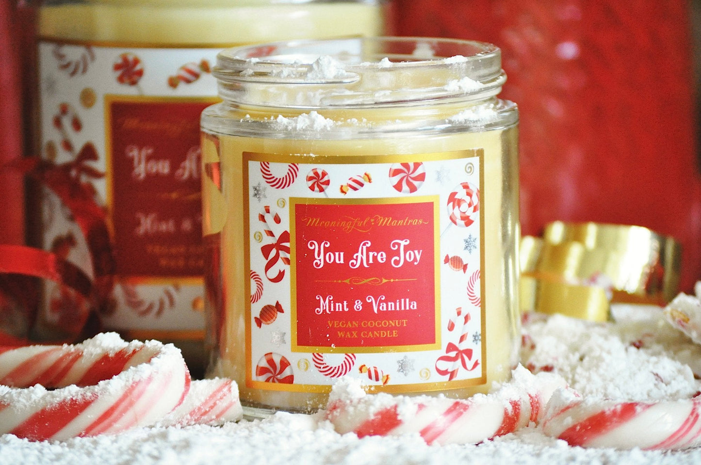 You Are Joy Mint & Vanilla Mini Candle