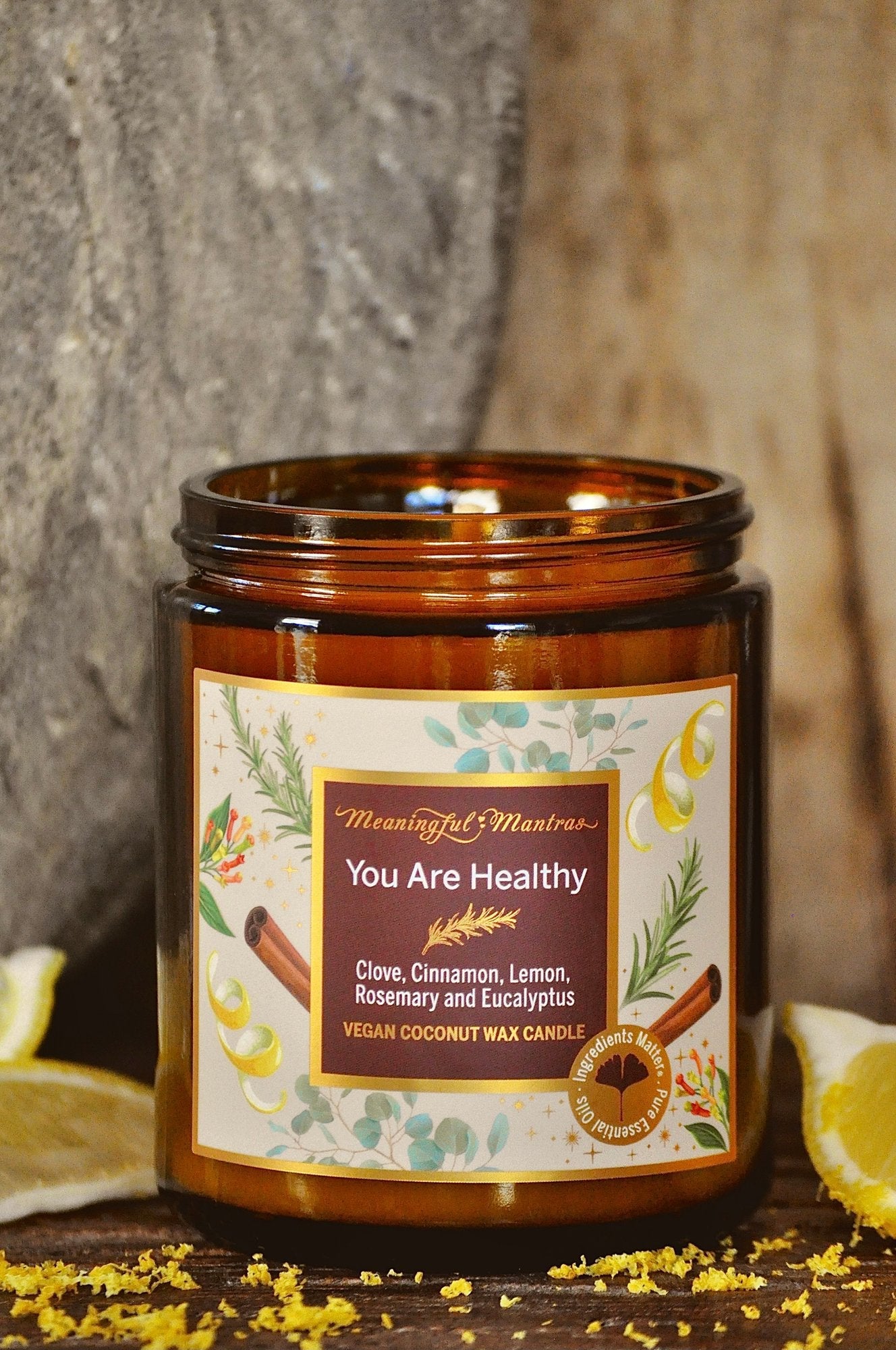 You Are Healthy Holistic Blend Candle - Vegan America