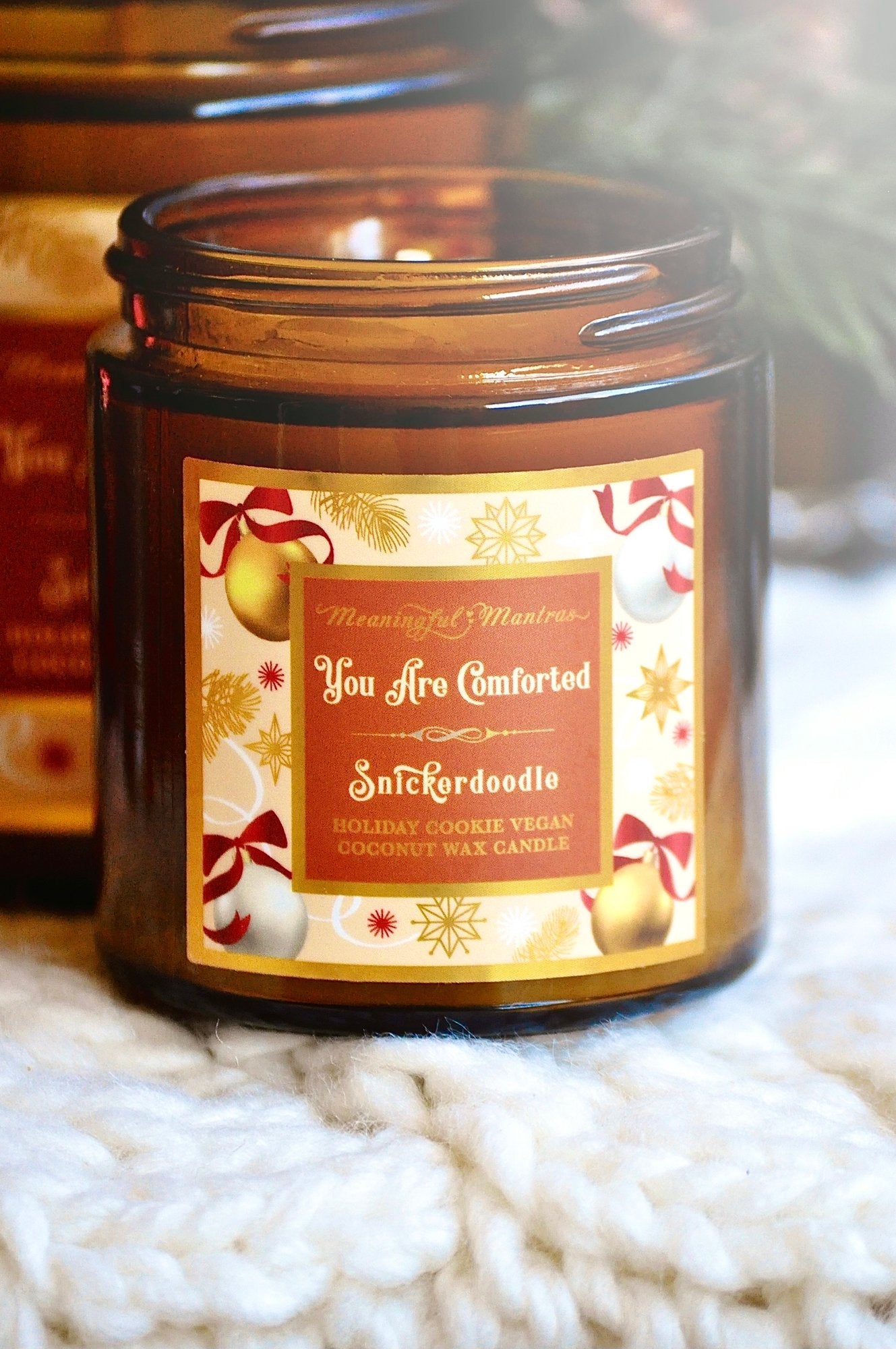 You Are Comforted Snickerdoodle Cookie Mini Candle - Vegan America